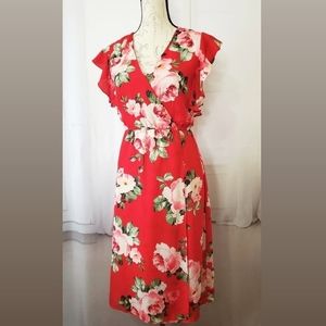 NWOT Nordstrom Socialite Floral Print Dress